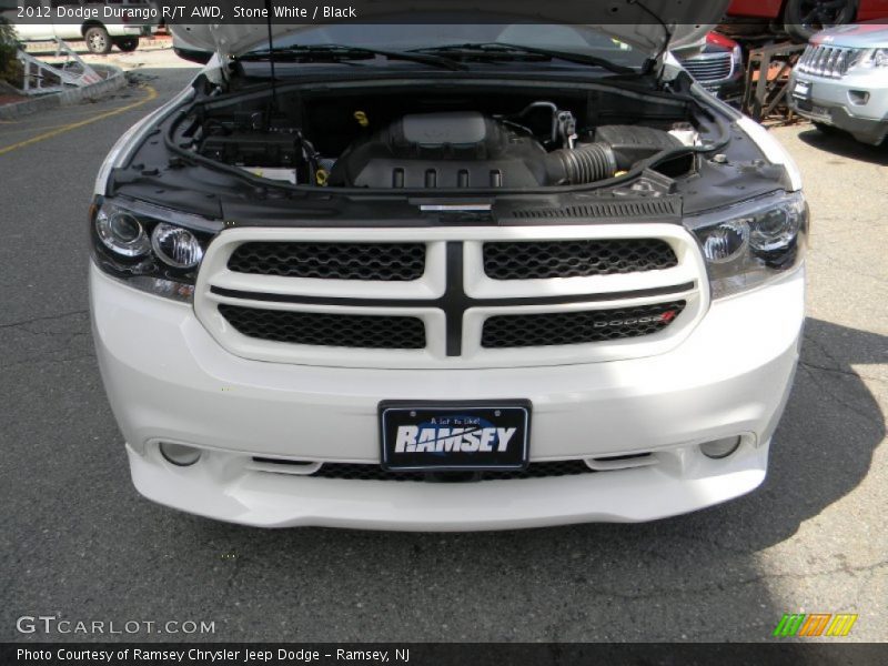 Stone White / Black 2012 Dodge Durango R/T AWD