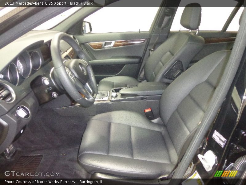 Black / Black 2013 Mercedes-Benz C 350 Sport