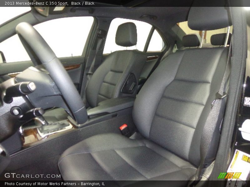 Black / Black 2013 Mercedes-Benz C 350 Sport