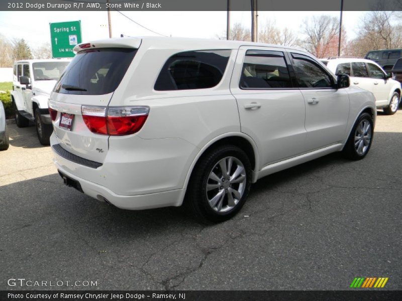 Stone White / Black 2012 Dodge Durango R/T AWD