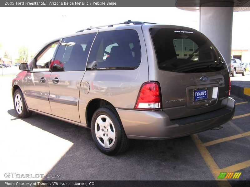 Arizona Beige Metallic / Pebble Beige 2005 Ford Freestar SE
