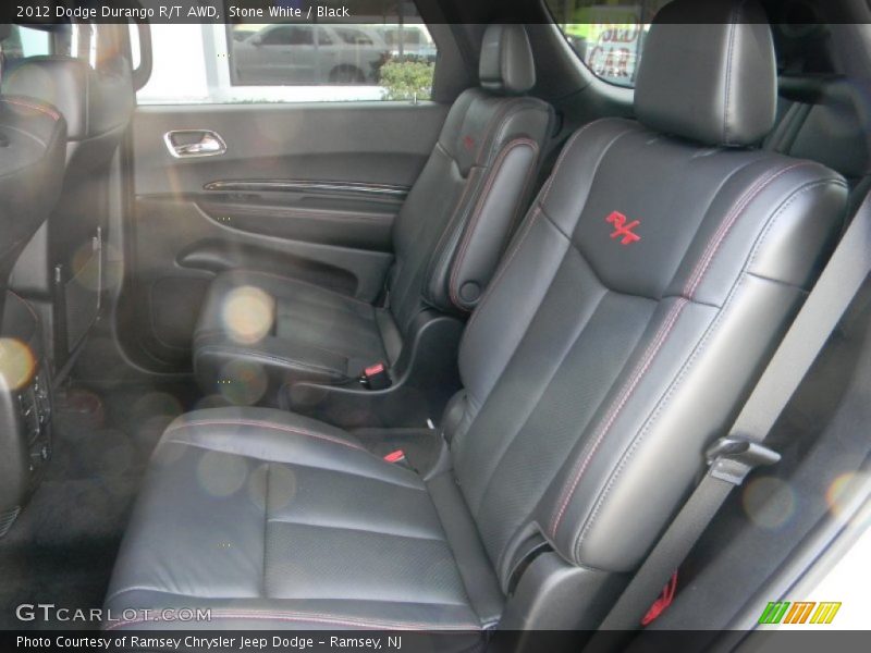 Stone White / Black 2012 Dodge Durango R/T AWD