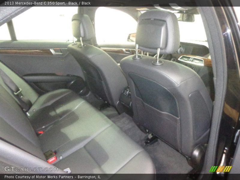Black / Black 2013 Mercedes-Benz C 350 Sport