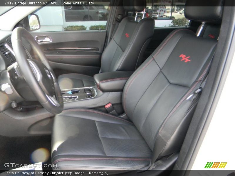 Stone White / Black 2012 Dodge Durango R/T AWD
