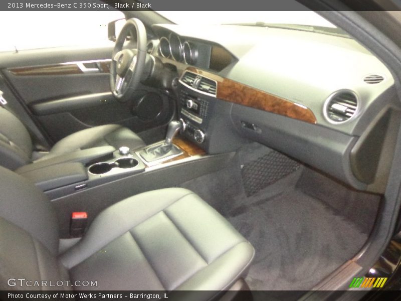Black / Black 2013 Mercedes-Benz C 350 Sport