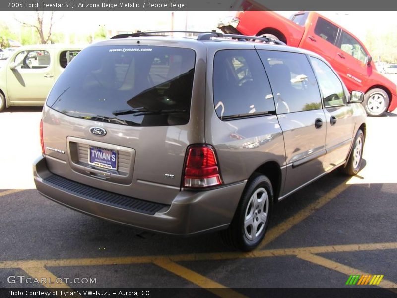 Arizona Beige Metallic / Pebble Beige 2005 Ford Freestar SE