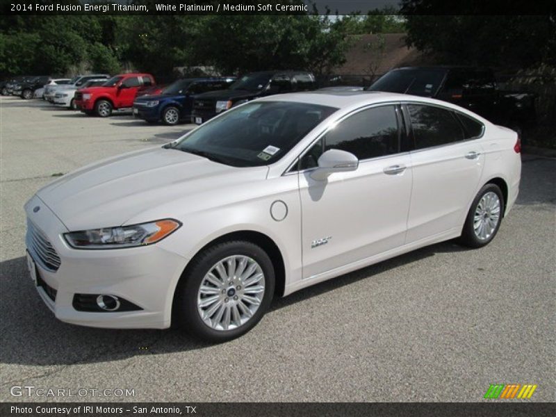  2014 Fusion Energi Titanium White Platinum