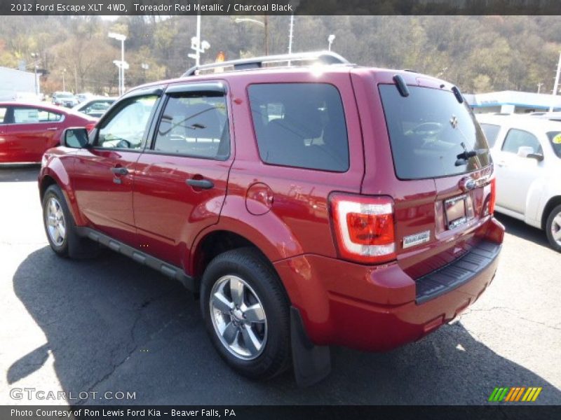 Toreador Red Metallic / Charcoal Black 2012 Ford Escape XLT 4WD
