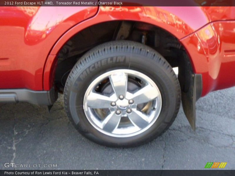 Toreador Red Metallic / Charcoal Black 2012 Ford Escape XLT 4WD