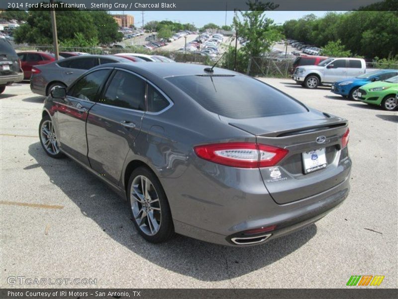 Sterling Gray / Charcoal Black 2014 Ford Fusion Titanium
