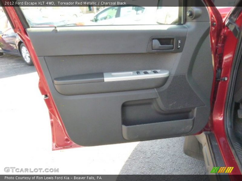 Toreador Red Metallic / Charcoal Black 2012 Ford Escape XLT 4WD
