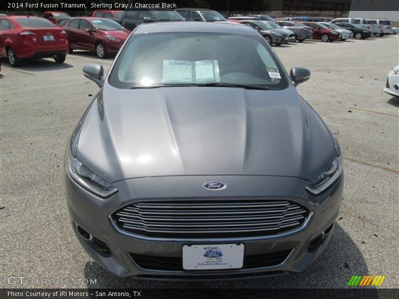 Sterling Gray / Charcoal Black 2014 Ford Fusion Titanium