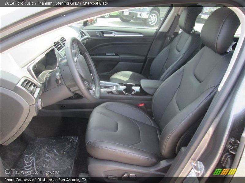 Sterling Gray / Charcoal Black 2014 Ford Fusion Titanium