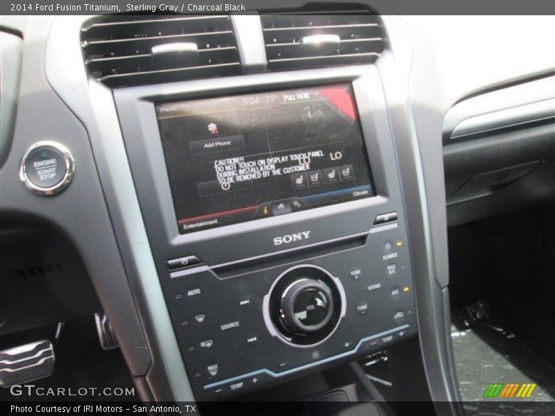 Sterling Gray / Charcoal Black 2014 Ford Fusion Titanium