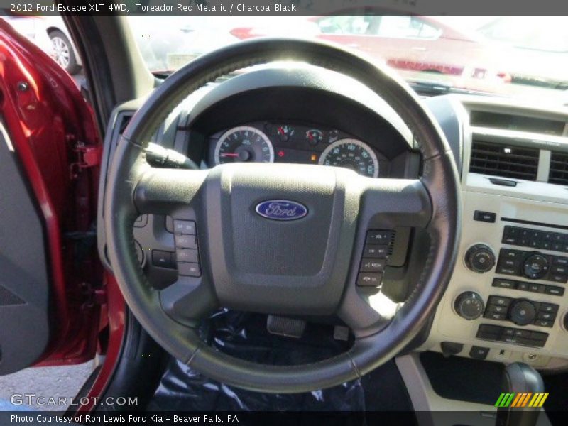 Toreador Red Metallic / Charcoal Black 2012 Ford Escape XLT 4WD