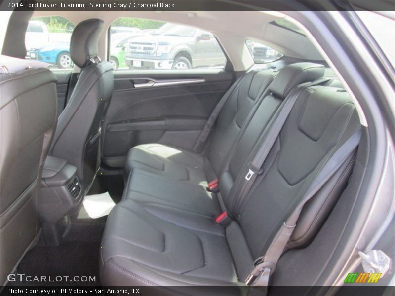 Sterling Gray / Charcoal Black 2014 Ford Fusion Titanium