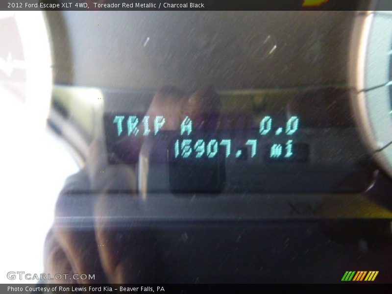 Toreador Red Metallic / Charcoal Black 2012 Ford Escape XLT 4WD
