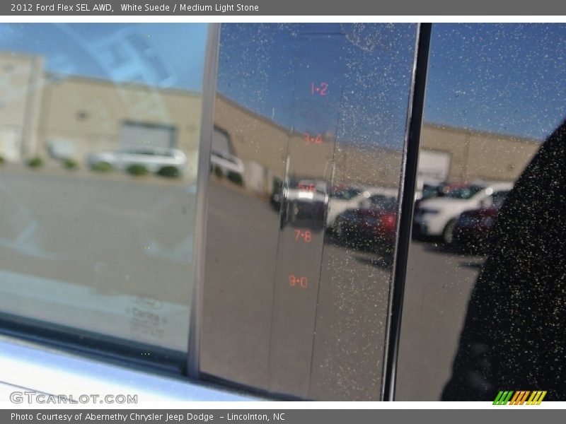 White Suede / Medium Light Stone 2012 Ford Flex SEL AWD