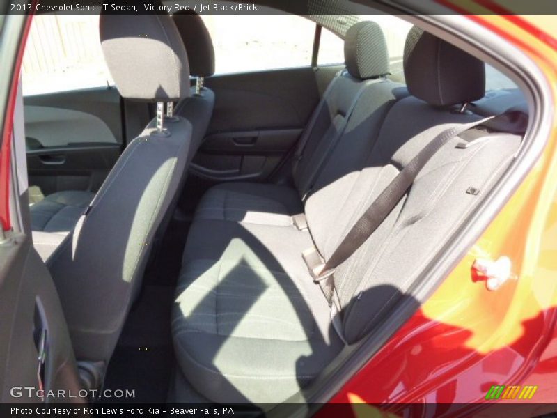 Victory Red / Jet Black/Brick 2013 Chevrolet Sonic LT Sedan