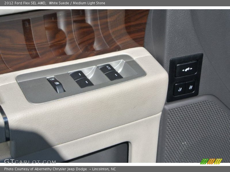 White Suede / Medium Light Stone 2012 Ford Flex SEL AWD