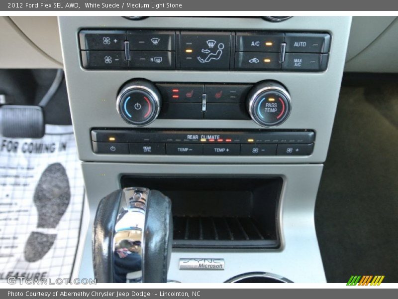 White Suede / Medium Light Stone 2012 Ford Flex SEL AWD