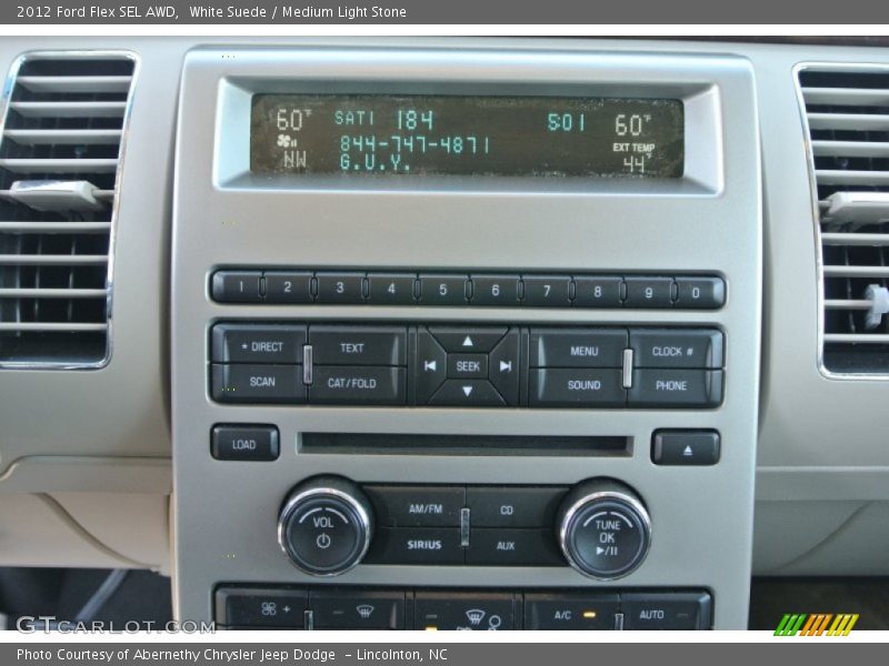 White Suede / Medium Light Stone 2012 Ford Flex SEL AWD