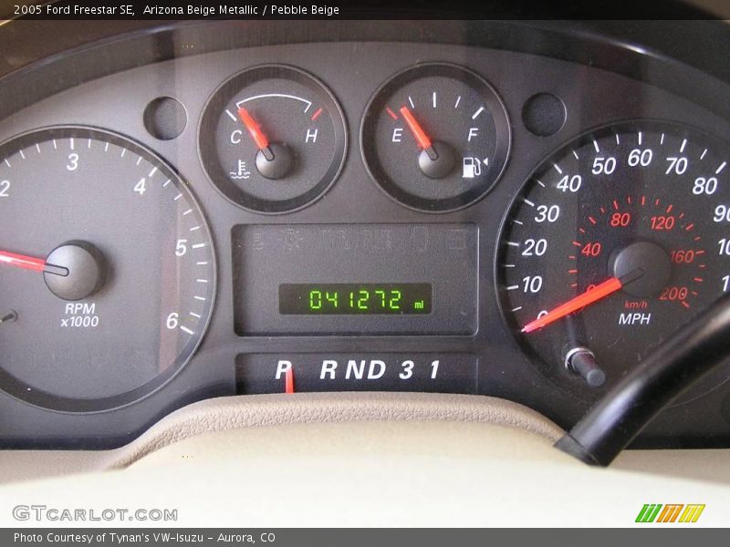 Arizona Beige Metallic / Pebble Beige 2005 Ford Freestar SE