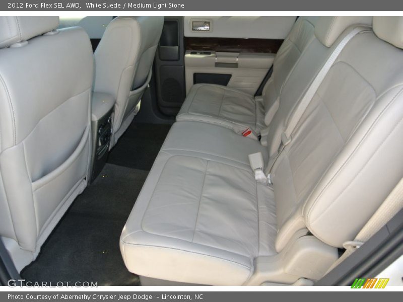 White Suede / Medium Light Stone 2012 Ford Flex SEL AWD