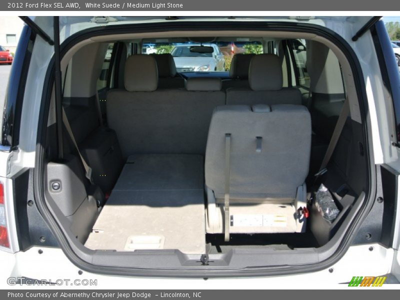 White Suede / Medium Light Stone 2012 Ford Flex SEL AWD