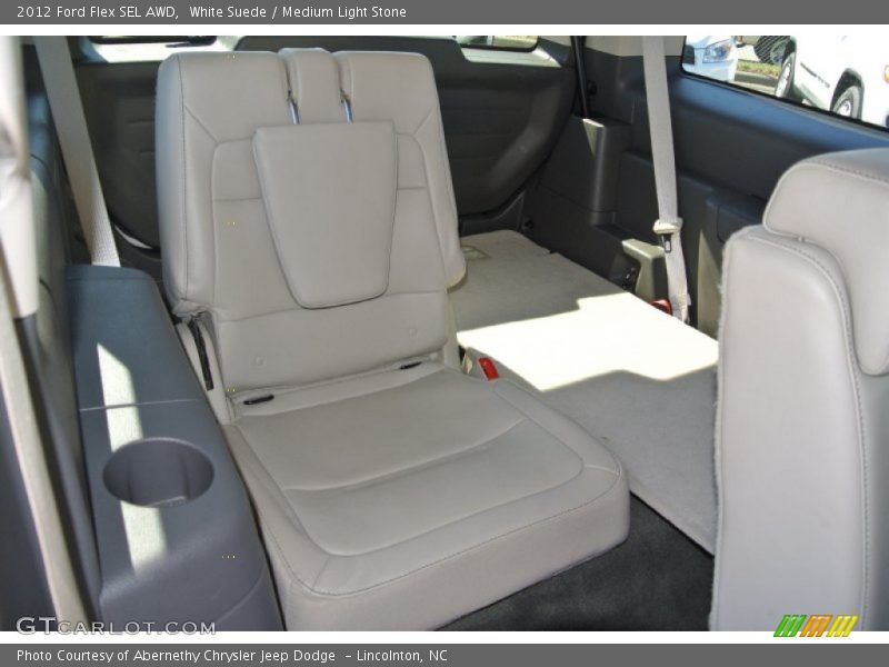 White Suede / Medium Light Stone 2012 Ford Flex SEL AWD