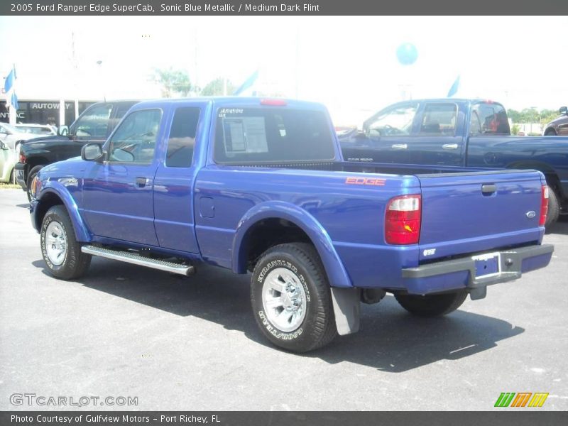 Sonic Blue Metallic / Medium Dark Flint 2005 Ford Ranger Edge SuperCab
