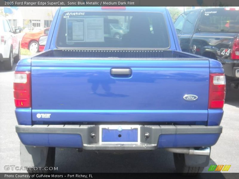 Sonic Blue Metallic / Medium Dark Flint 2005 Ford Ranger Edge SuperCab