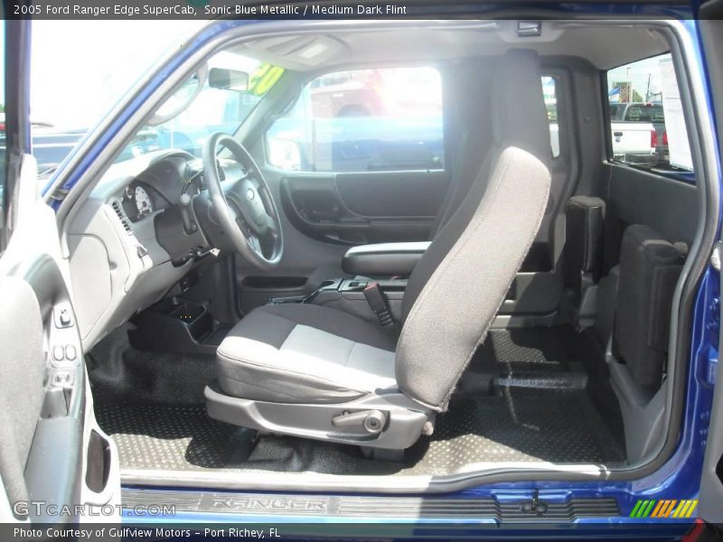 Sonic Blue Metallic / Medium Dark Flint 2005 Ford Ranger Edge SuperCab