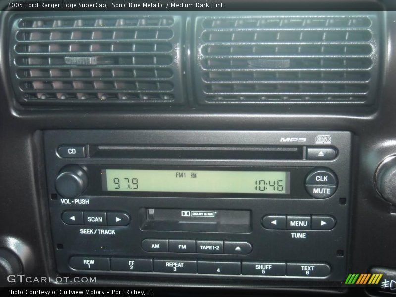 Sonic Blue Metallic / Medium Dark Flint 2005 Ford Ranger Edge SuperCab