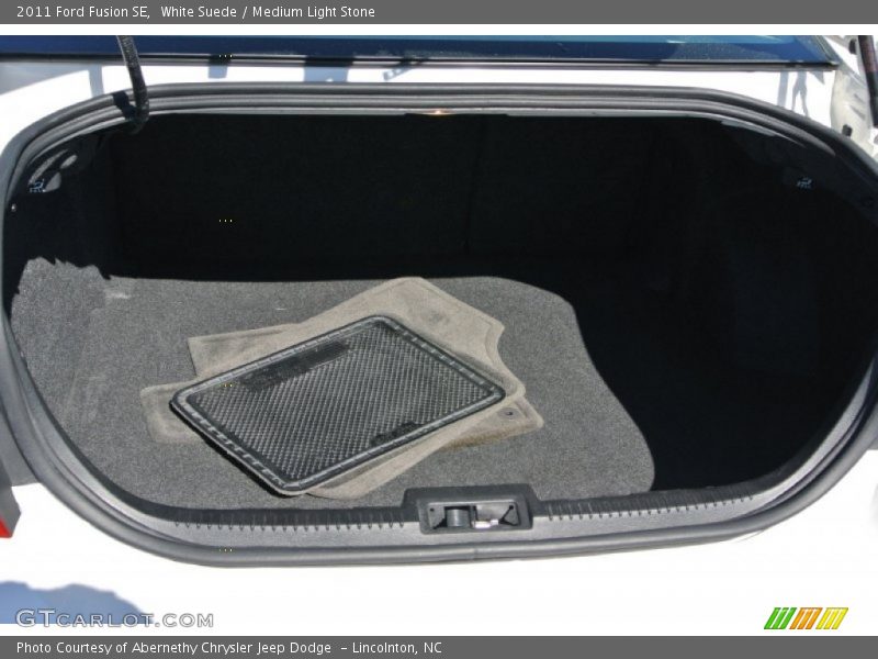 White Suede / Medium Light Stone 2011 Ford Fusion SE