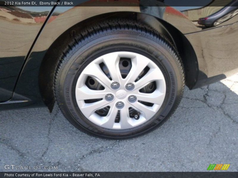 Ebony Black / Black 2012 Kia Forte EX