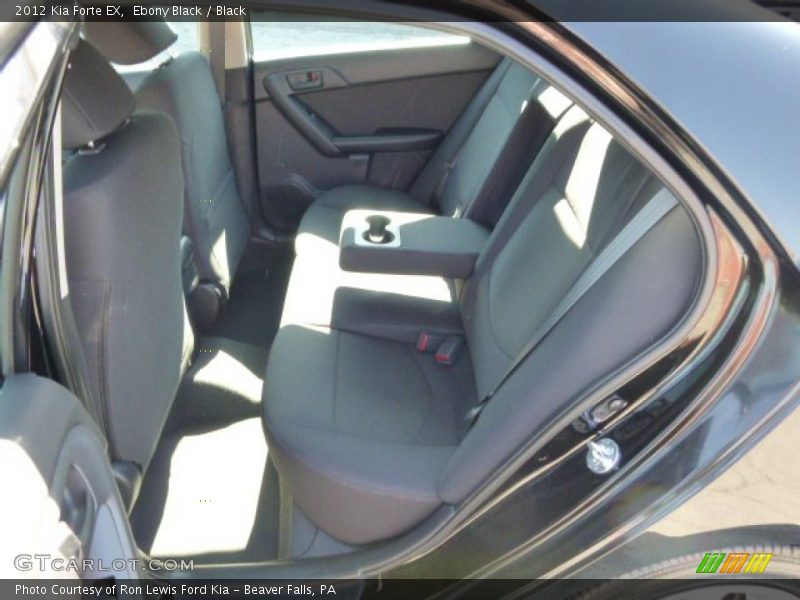 Ebony Black / Black 2012 Kia Forte EX