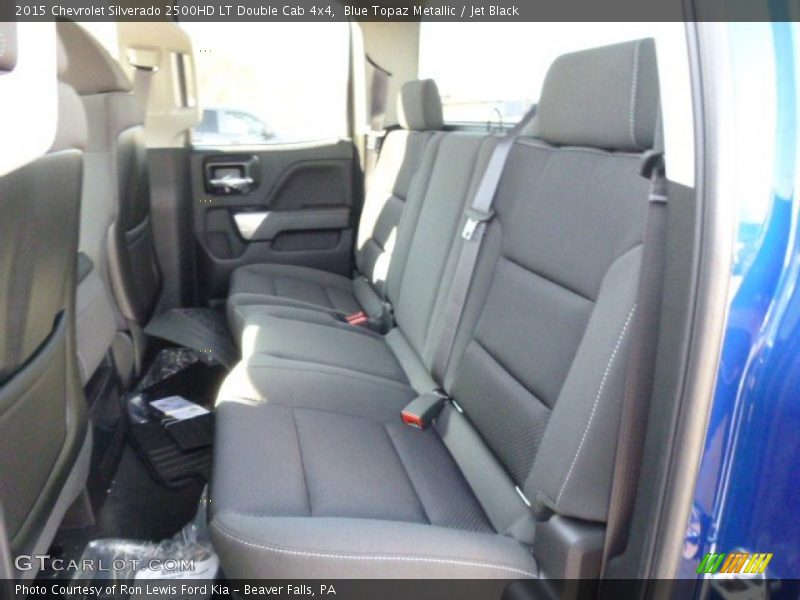 Rear Seat of 2015 Silverado 2500HD LT Double Cab 4x4