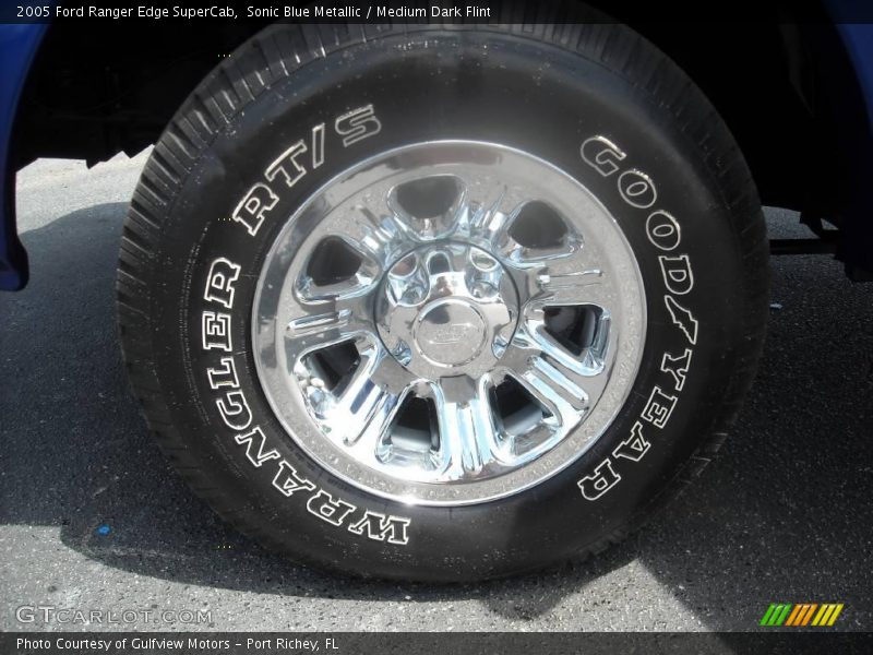 Sonic Blue Metallic / Medium Dark Flint 2005 Ford Ranger Edge SuperCab