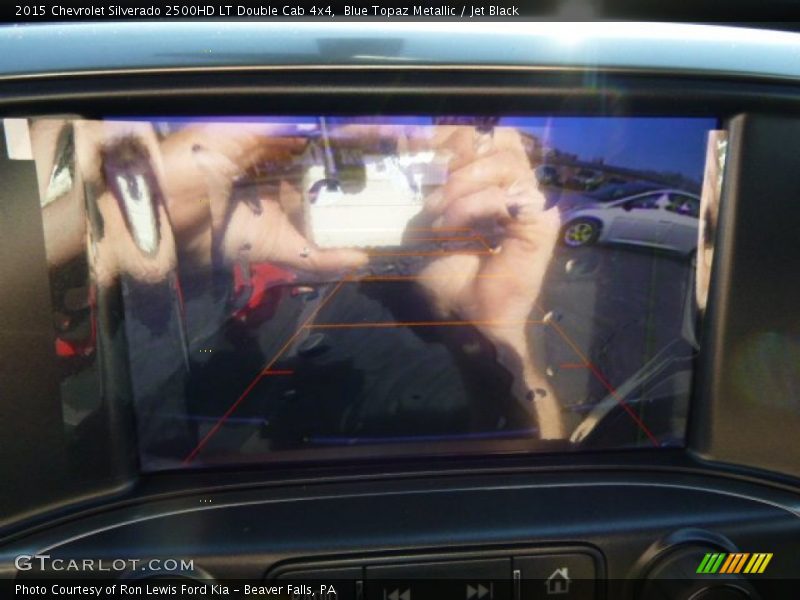 Blue Topaz Metallic / Jet Black 2015 Chevrolet Silverado 2500HD LT Double Cab 4x4