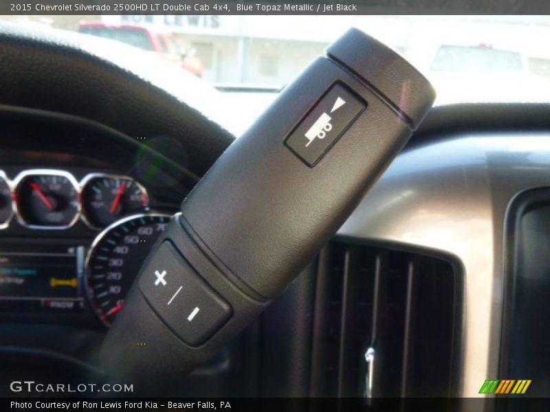 Blue Topaz Metallic / Jet Black 2015 Chevrolet Silverado 2500HD LT Double Cab 4x4