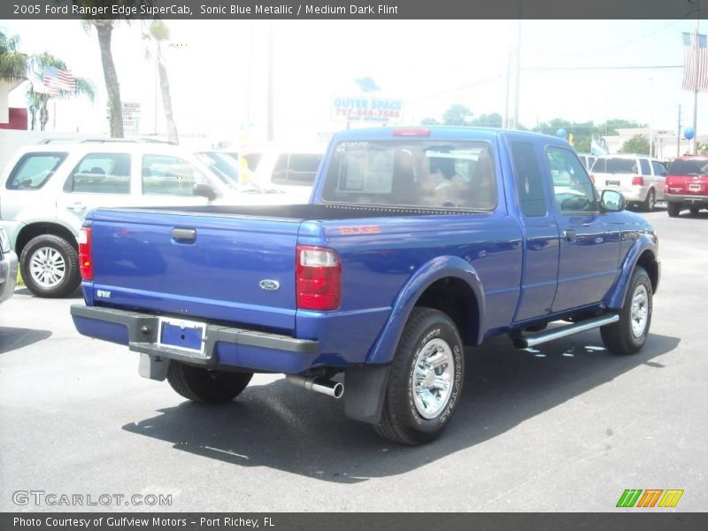 Sonic Blue Metallic / Medium Dark Flint 2005 Ford Ranger Edge SuperCab