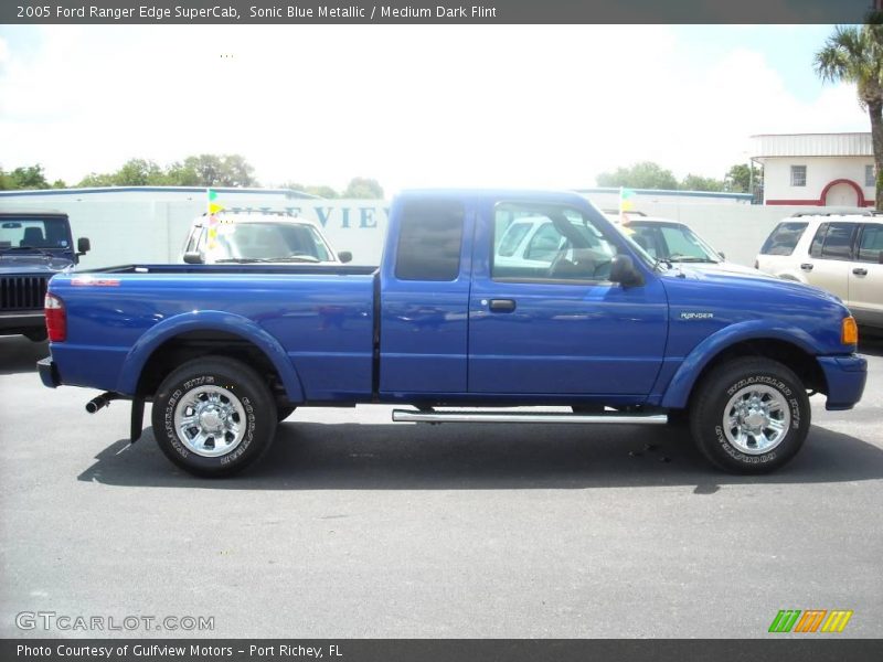 Sonic Blue Metallic / Medium Dark Flint 2005 Ford Ranger Edge SuperCab