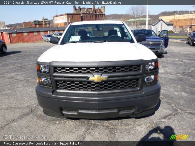 Summit White / Jet Black/Dark Ash 2014 Chevrolet Silverado 1500 WT Regular Cab