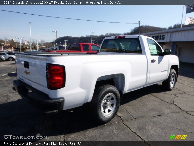 Summit White / Jet Black/Dark Ash 2014 Chevrolet Silverado 1500 WT Regular Cab