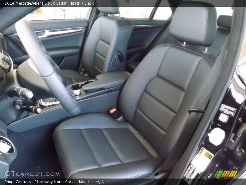 Front Seat of 2014 S 550 Sedan