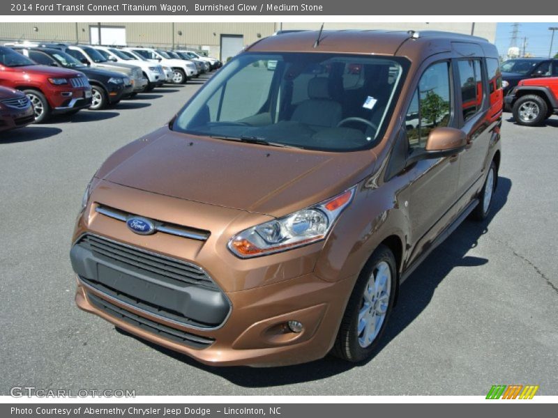 Burnished Glow / Medium Stone 2014 Ford Transit Connect Titanium Wagon
