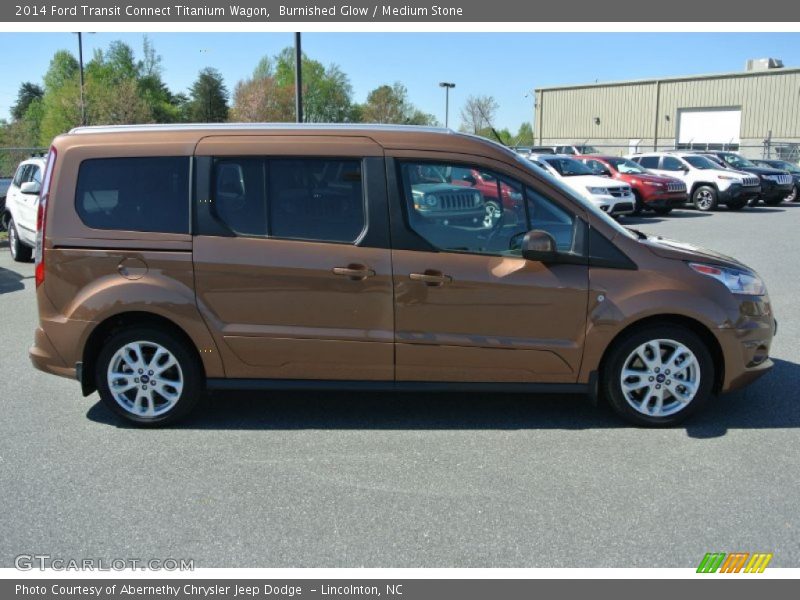 Burnished Glow / Medium Stone 2014 Ford Transit Connect Titanium Wagon