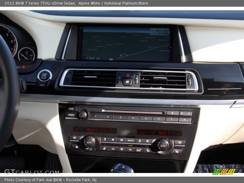 Controls of 2013 7 Series 750Li xDrive Sedan