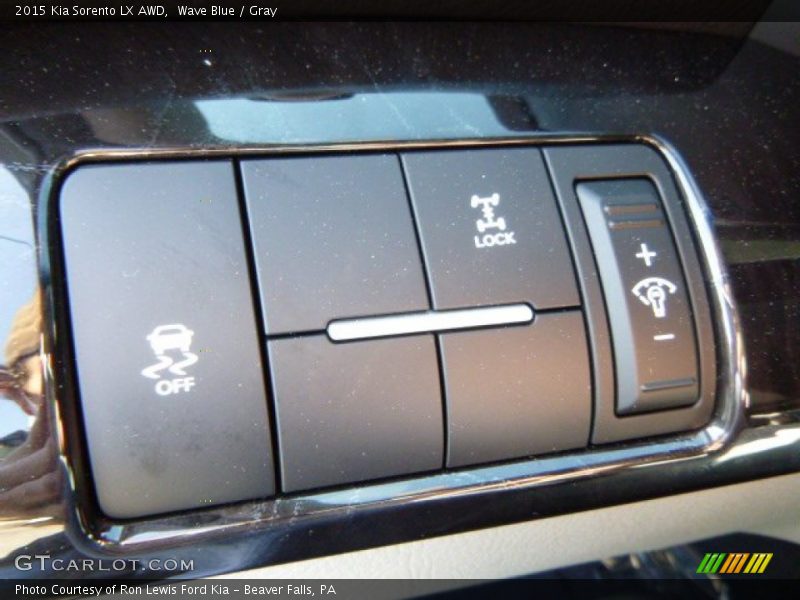 Wave Blue / Gray 2015 Kia Sorento LX AWD